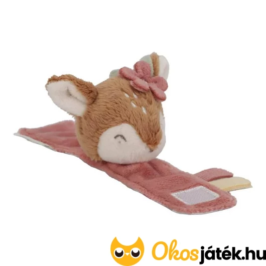 Csuklóra rakható plüss csörgő őzikével