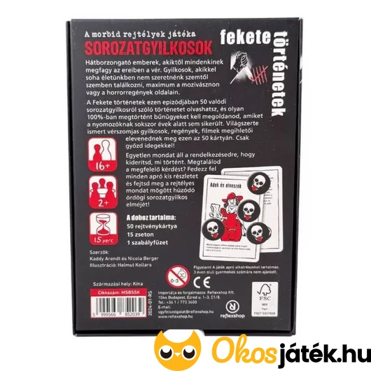 Sorozatgyilkosok kártyajáték