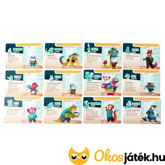 Állati fogások kártyái