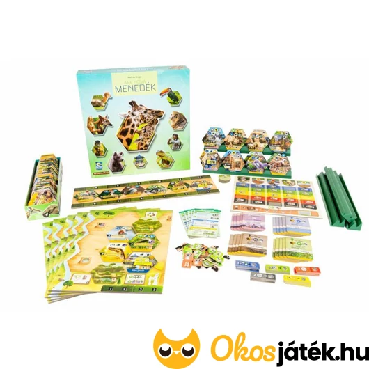 Ark Nova - Mendeék társasjáték tartozékai