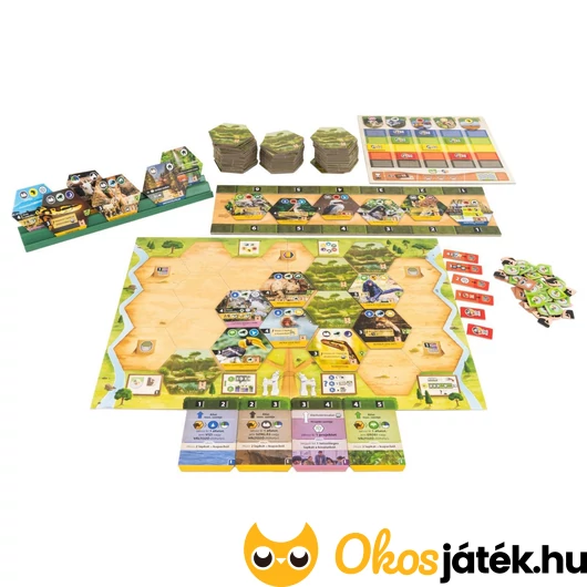 Ark Nova - Menedék játék elemei