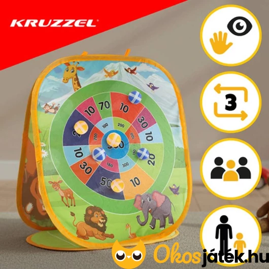 2in1 célbadobós játék gyerekeknek