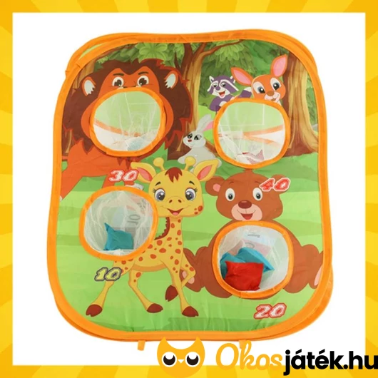 Babzsák dobálós kültéri játék