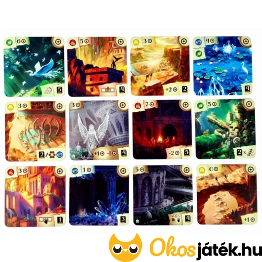 Boreal társasjáték kártyái