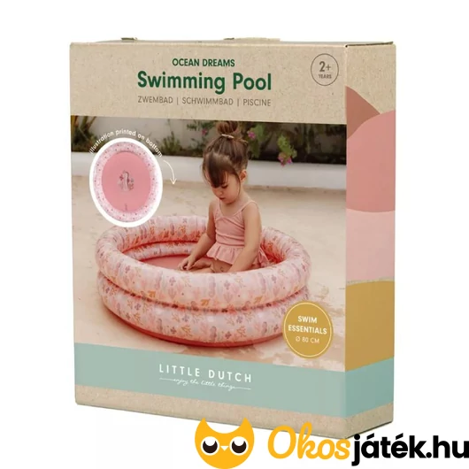 Felfújható rózsaszín medence