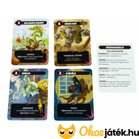 Mindbug társasjáték kártyái