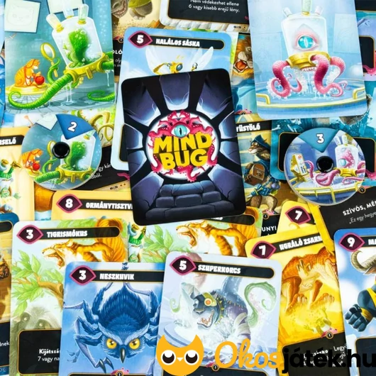 Mindbug társasjáték elemei