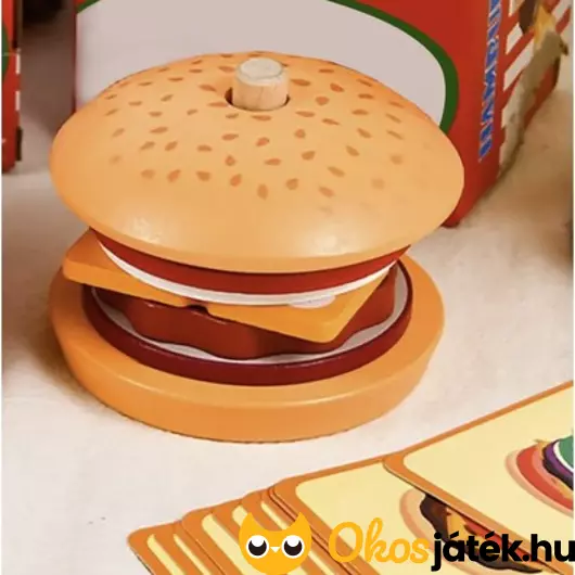 Montessori hamburger torony