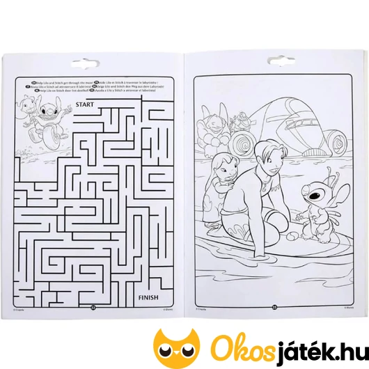 Lilo és Stitch foglalkoztató füzet 