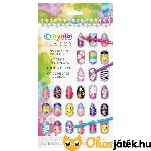 Köröm tervező album kiegészítőkkel - Crayola