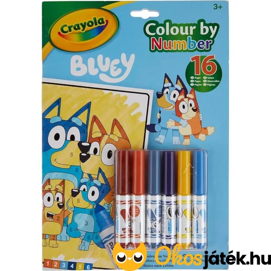 Crayola szám szerinti színező - Bluey