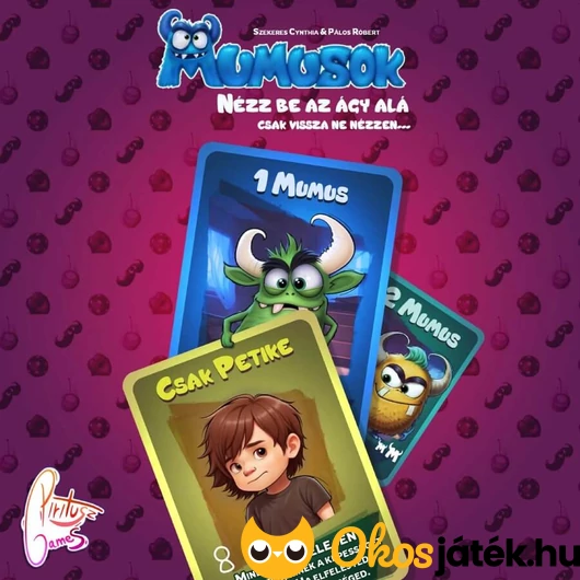 Mumusok társasjáték kártyái