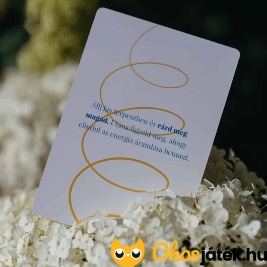 Élem és élvezem a jelen pillanatot feladatkártyái