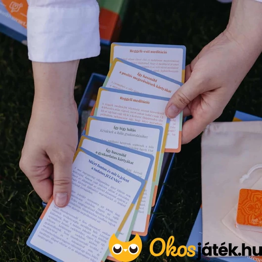 Élem és élvezem a jelen pillanatot kártyái