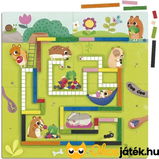 Számoló rudas társasjáték