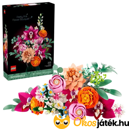 Lego - Botanicals Rózsaszín virágcsokor
