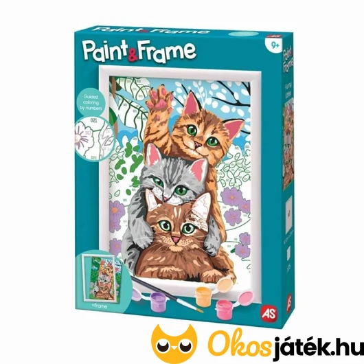 Festés szám szerint - Cicák Paint and Frame