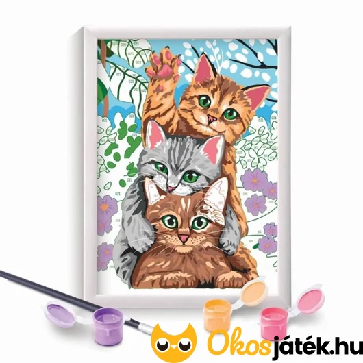 Számos cicás kifestő