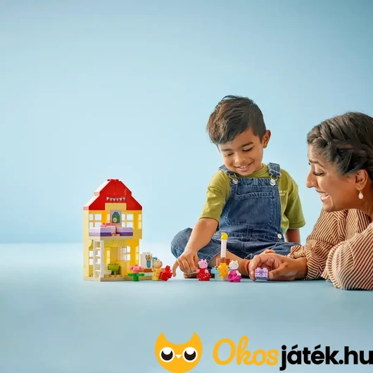 Peppa malac születésnapi háza Duplo