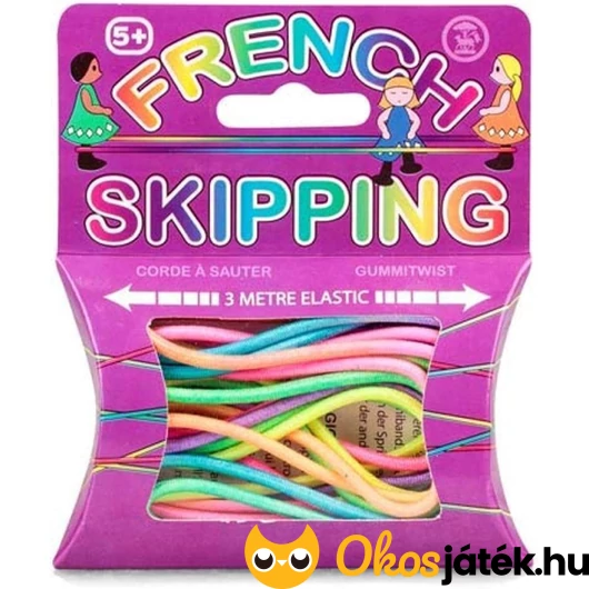 Szivárvány színű ugráló gumikötél gumizáshoz