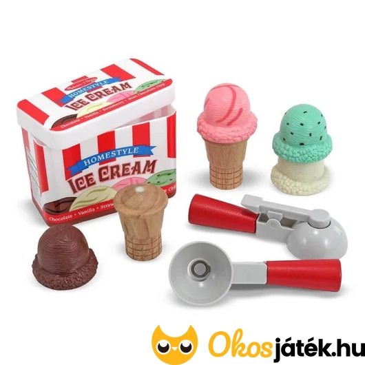 Melissa and Doug Fagyis játék készlet