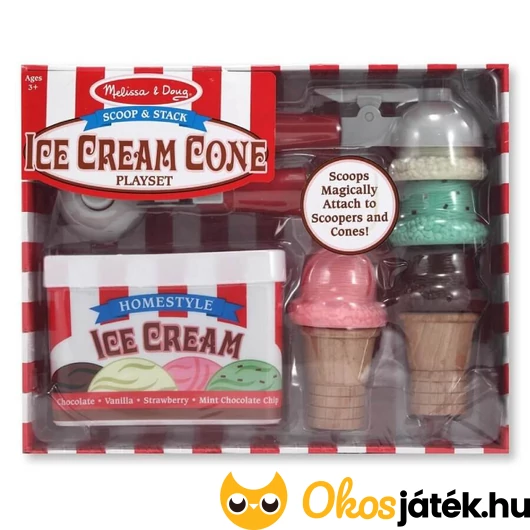 Fagylaltos szerepjáték gyerekeknek