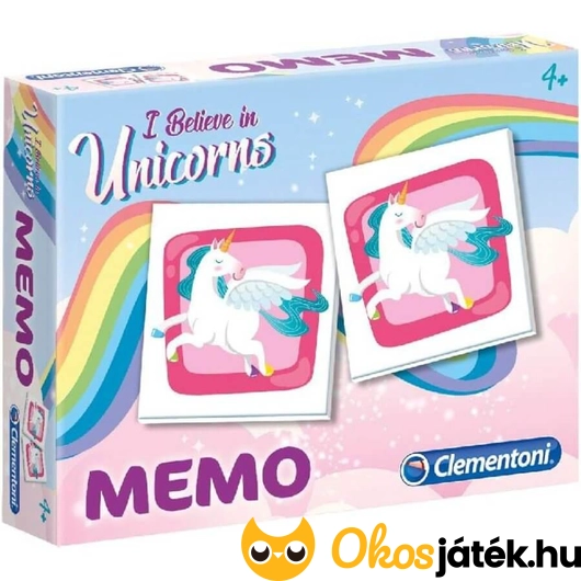 Unikornisos memória játék - Clementoni