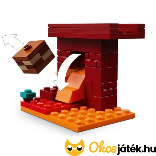 Lego Minecraft alvilági erőd hídja