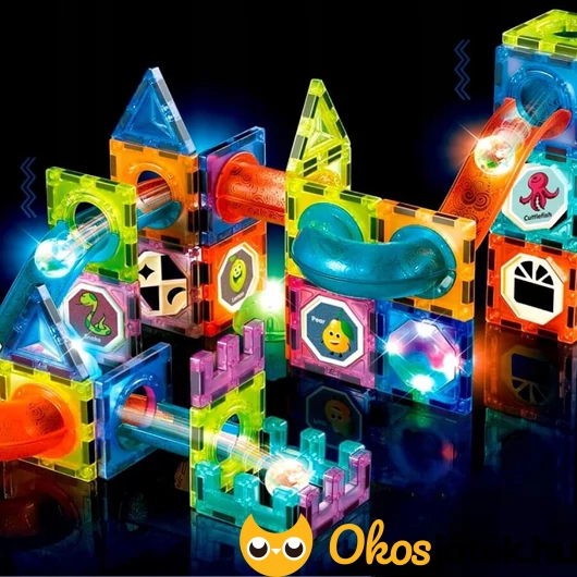 Világító mágneses golyópálya