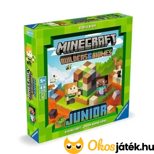Minecraft Builders Bioms junior társasjáték