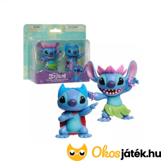 Stitch: Figura szett Szuperhős és Aloha Stitch