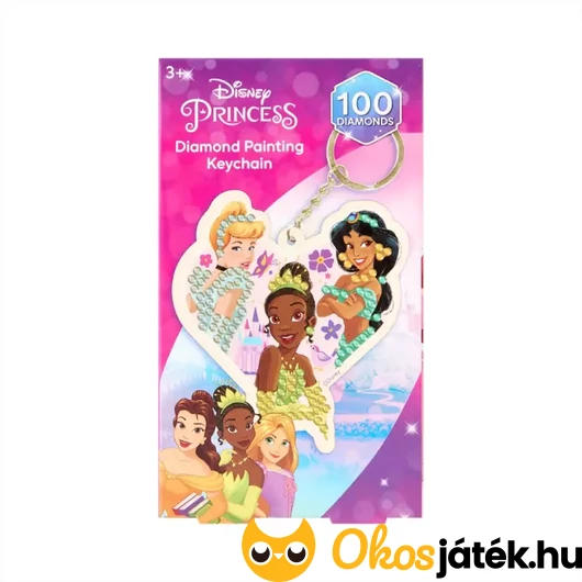 Gyémántszemes kulcstartó készítő - Disney Hercegnők