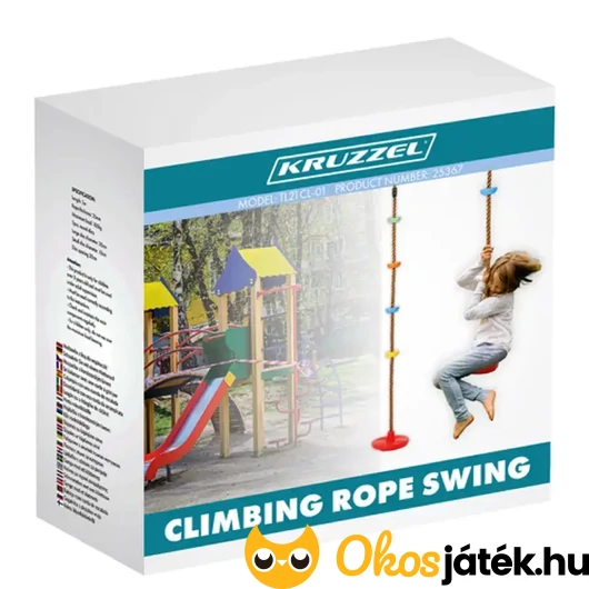 Tányérhinta mászókötéllel - Kruzzel