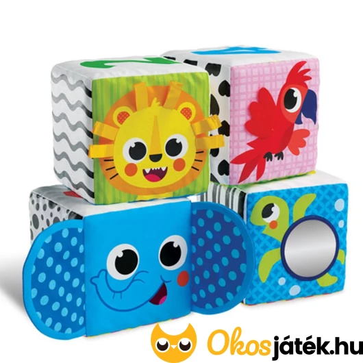 Puha foglalkoztató kocka babáknak