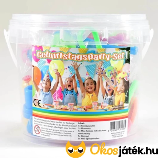 Apró játékok Születésnapi zsúrra 30 db-os készlet