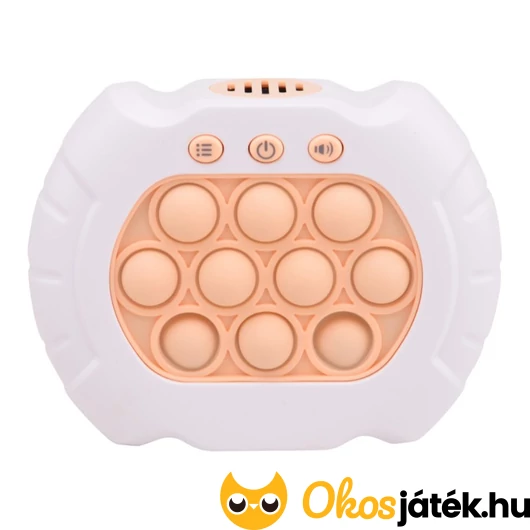 Pop it gyorsasági elemes memória játék fehér