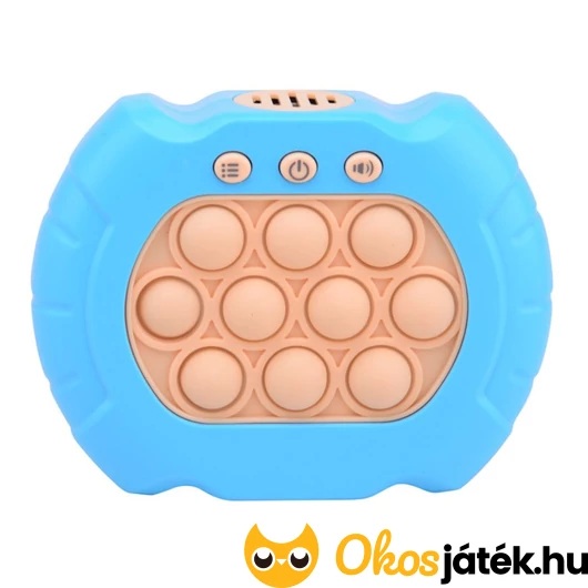 Pop it gyorsasági elemes memória játék kék