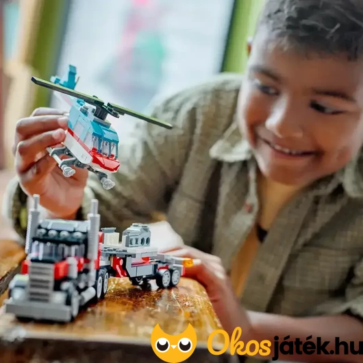 Lego Creator kamion helikopterrel