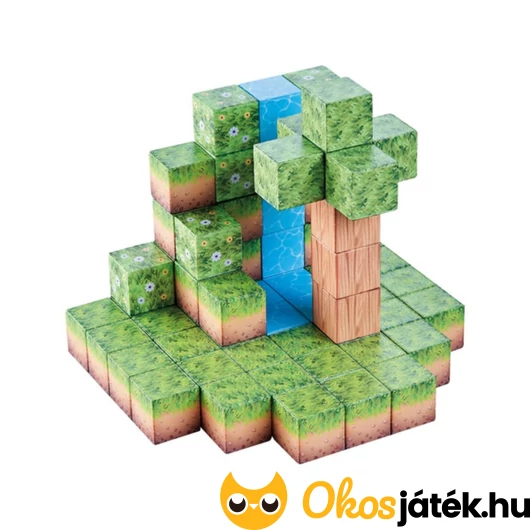 Magnetic building blocks - Mágneses építőkockák