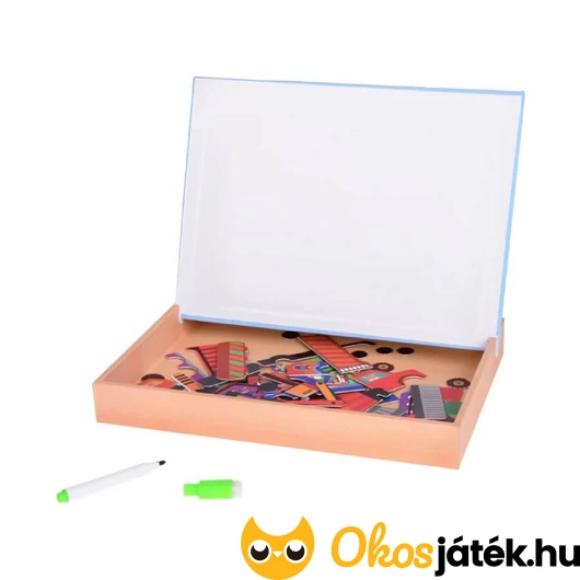 Mágneses könyv letörölhető táblával