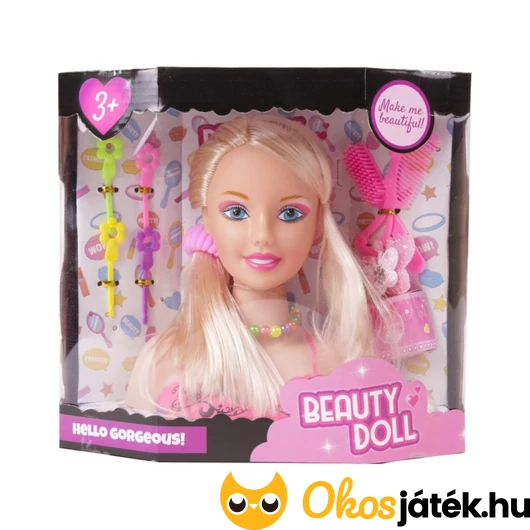 Lily fésülhető babafej