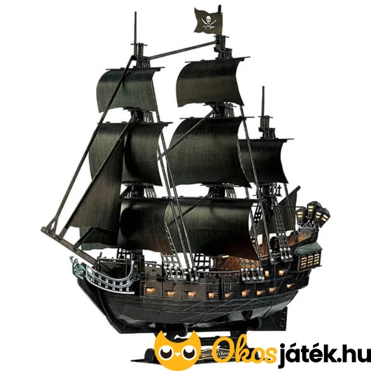 Anna királynő bosszúja kalózhajó Led világítással