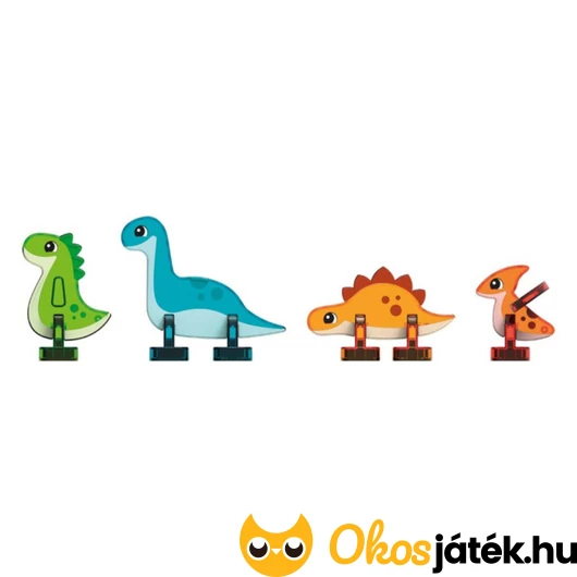 Mágneses dínók Magnetic tiles