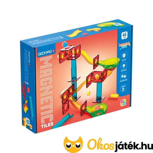 Geomag Magnetic Tiles Marble Run mágneses golyópálya