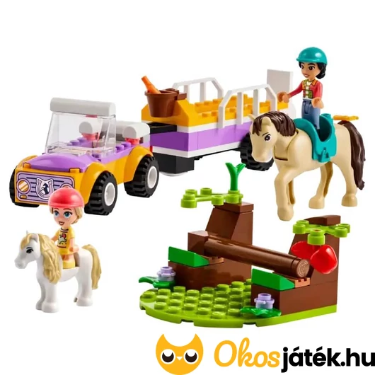 Lego Friends - Ló és póniszállító utánfutó