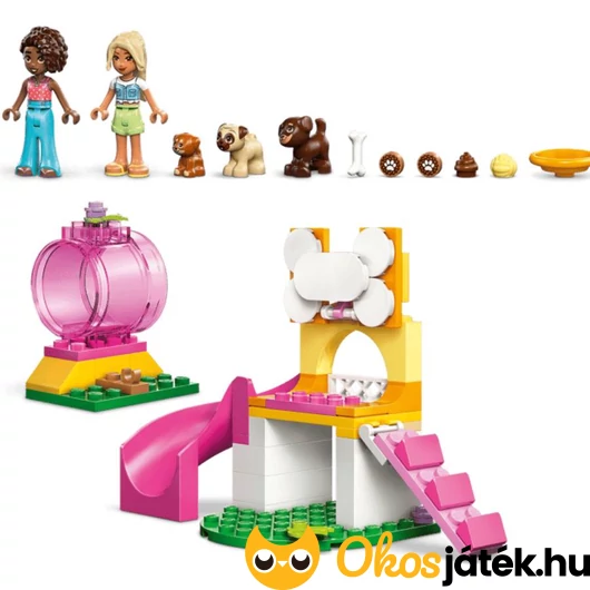 Lego Friends kutyajátszótér tartalma