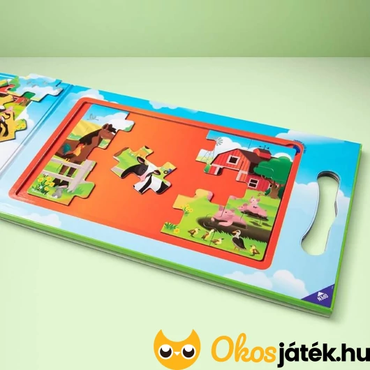 Mágneses képkirakó könyv