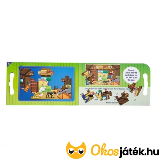 15 darabos mágneses kirakó