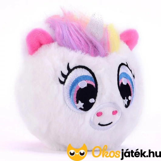 Bouncibles pattogó plüss labda - Luma, a fehér unikornis