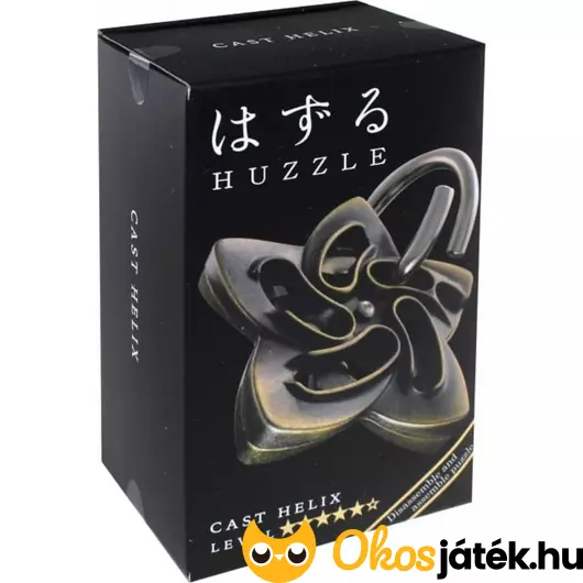 Huzzle: Cast Helix ördöglakat 5/6 nehézségű